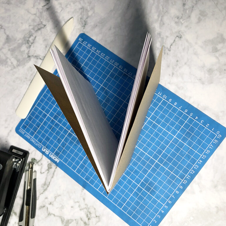 Making A Dotted Notebook From Free Printables Bigrell Design